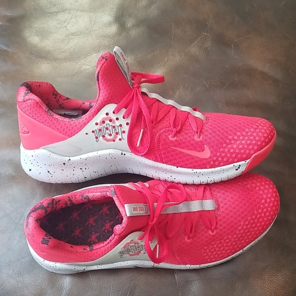Nike Other - Nike Free Run Ohio State Buckeyes Running Shoes